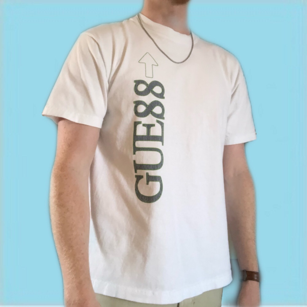 Guess x 88rising ltd collab white tee